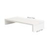 HOMSFOU 1pc Monitor Elevated Stand Desktop Shelf Riser for Home Office Ergonomic Height Modern Design for Improved Viewing Comfort view 2
