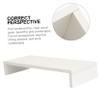 HOMSFOU 1pc Monitor Elevated Stand Desktop Shelf Riser for Home Office Ergonomic Height Modern Design for Improved Viewing Comfort view 3
