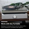 Andover Audio Spinbase 2 Speaker System Designed for Turntables; Phono Input, BT, Analog and Optical Input, ISOGroove Anti-Feedback, with Remote Control (Black) view 4