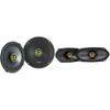 KICKER 46CSC654 CS-Series CSC65 6.5-Inch (160mm) Coaxial Speakers w/ 50CSC4104 4x10 Coaxial Bundle view 1