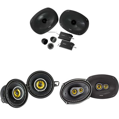 Kicker for Dodge Ram Crew Cab 2012+ Bundle- 46CS 6x9 Components, 46CS 6x9 coaxials, and 46CS 3.5" coaxials