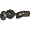 Kicker 46CSC674 CS-Series CSC67 6.75-Inch (165mm) Coaxial Speakers w/ 46CSC464 4x6 Coaxial Bundle view 1