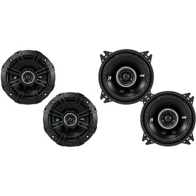 Kicker DSC50 5.25-Inch (130mm) Coaxial Speakers w/ 43DSC404 4" Coaxial Bundle