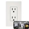JOVISION USA 1080p Decorator Duplex Receptacle Power Outlet Spy Camera (White/Square/Video Only-No Audio) view 1