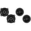 Kicker DSC650 6.5-Inch (160-165mm) Coaxial Speakers w/ 43DSC404 4" Coaxial Bundle view 1