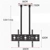Adjustable TV Stands, Ceiling Mount TV Stands, 2-Post Single Screen TV Stands, Tilt TV Stands for 40-80 Inch TVs, Ceiling Mounts view 2