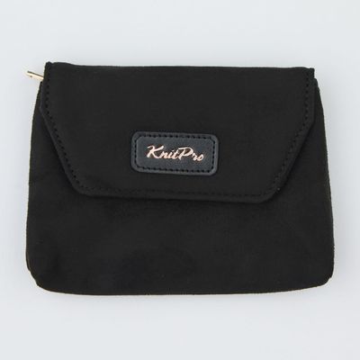 KnitPro Coal Collection Notions Pouch - 5"x 3.4" x 0.5"
