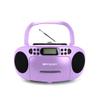 Emerson Portable CD Player Boombox with Cassette Player Combo, Tape Recorder, AM/FM Radio, AUX, Headphone Jack, Dual Speakers, AC/DC & Battery Operated - Stereo System for Home, Indoor & Outdoor Use view 1