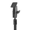 ARKON Mounts Aluminum Car or Truck Seat Rail Mount | AMPS Compatible | 18 Bendable Gooseneck Arm | 4-Hole AMPS Compatible Device Holders | Durable Floor Mount | Strong Bendable arm view 2