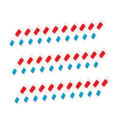 Hoement 30pcs Cardboard Glasses for Home Use Lightweight Anaglyph Glasses for Adults and Boys and Girls for Movies Parties and Festivals