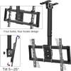 Adjustable Ceiling TV Mount, Tilt and Telescopic Ceiling TV Mount, Ceiling Suspended Telescopic Milk Tea Shop Wall Mount Bracket view 4