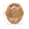 TOBBOMEY Boho Lamp Cover Paper Rope Lampshade Bedroom Modern Light Cover Woven Lampshade for Bulb Lamp view 2