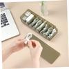 BRIGHTFUFU Data Cable Storage Box Cord Hider for Power Cord Box Lid Wire Organizer Computer Accessory Translucent view 4