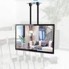Dual Pole TV Lifter, Height Adjustable Single Screen TV Stand, Tilting Telescopic Ceiling TV Stand, Fits 60-100 Inch TVs view 1