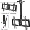 Adjustable Ceiling TV Mount, Tilt and Telescopic Ceiling TV Mount, Ceiling Suspended Telescopic Milk Tea Shop Wall Mount Bracket view 3