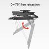 Adjustable Ceiling TV Mounting Bracket, 0-75 Flip Down, 90 Swivel Motorised TV Lift, TV Wall Bracket and Tilt Mounting Bracket for 32-75 TVs view 4