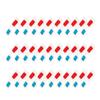 OSALADI 30pcs Glasses Anaglyph Lenses for Movies Videos and Publications Lightweight Cardboard Frames for Fun Viewing view 1