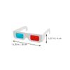 OSALADI 30pcs Glasses Anaglyph Lenses for Movies Videos and Publications Lightweight Cardboard Frames for Fun Viewing view 2