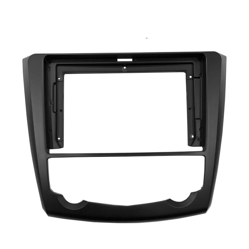 2 Din Car Radio Fascia Compatible with Kadjar 2016+ Auto Stereo Audio DVD Plater Install Panel Dash Kit Frame Center Console Holder(9 inch)