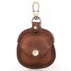 2024 Suitable for Samsung Buds Pro Protective Cover, Genuine Leather Scratch Resistant Cover, Hook Convenient Leather Cover, Earthquake Resistant, Waterproof, and Drop Resistant (Brown) view 1