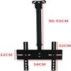 Adjustable Ceiling Mount TV Bracket - Ceiling Mount TV Bracket, Height Adjustable, 360 Degree Swivel, Tilt, Swing view 2