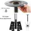 Adjustable Ceiling TV Mount Bracket - Double Sided TV Mount Bracket, Tilt and Rotatable TV Stand, Fits 32-70 Inch TVs TV Mount, Height Adjustment Up and Down, No Disassembly view 3