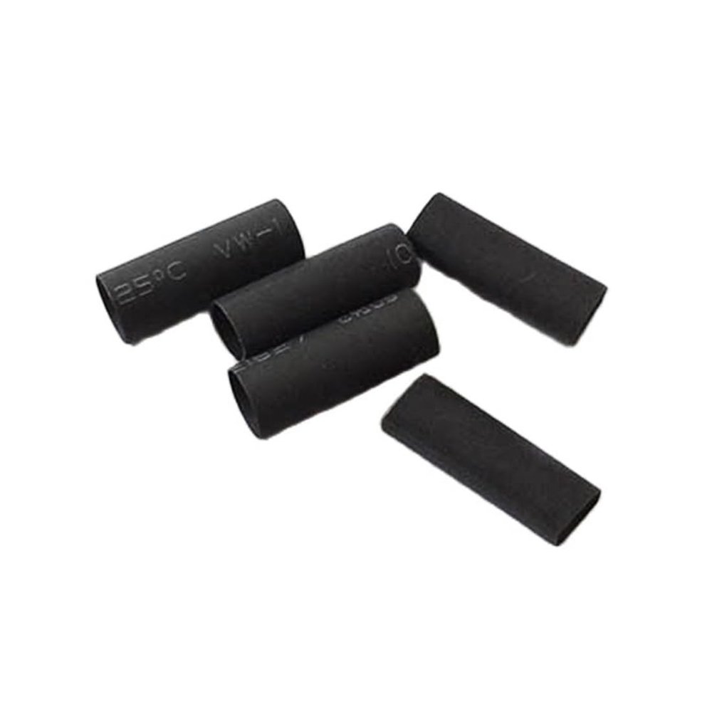 Wiring Connecting Terminals - Lots of 100pcs Heat Shrinkable Tube Diameter 6 MM Black - HM Accessories 20mm Long for RG58 Cable
