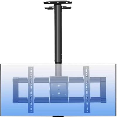 Adjustable Height Telescoping Ceiling TV Bracket, Ceiling TV Mount, Wall TV Mount Bracket, Fits 37-85inch LCD Flat Screen TVs, Metal Expansion Screw Fixing