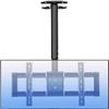 Adjustable Height Telescoping Ceiling TV Bracket, Ceiling TV Mount, Wall TV Mount Bracket, Fits 37-85inch LCD Flat Screen TVs, Metal Expansion Screw Fixing view 1