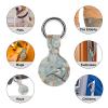 Blue Bird Silicone Protective Case Tracker Holder Cover with Key Ring Compatible with AirTag 1PCS view 3