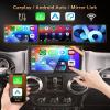 Rimoody 8Core 6G+128G Android Car Stereo Radio for Jeep Wrangler JK Commander Compass 2007-2018, Dodge Ram/Challerger, Wireless Carplay Android Auto GPS WiFi, 10.1 Inch Bluetooth 5.0 EQ Backup Camera view 3