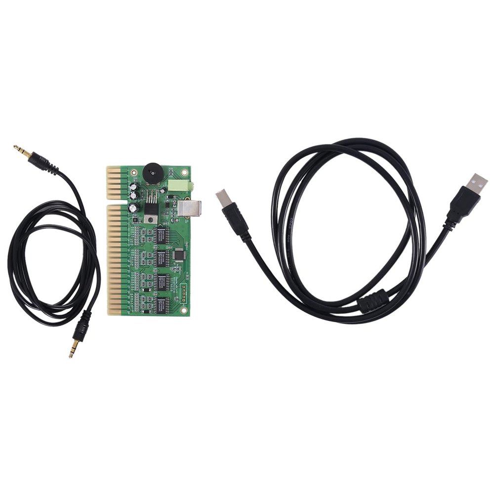 Wiring Connecting Terminals - PC to Jamma Converter Board for Hyperspin Pinball Arcade Game Console Converter with USB Audio Cable