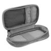 BRIGHTFUFU Multi-functional Digital Accessories Organizer Bag for Travel Portable Storage Case for Data Cables Chargers and Earphones and Easy to Clean Design Grey view 1