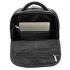 Alpine Swiss Olsen 13 Laptop Travel Backpack Genuine Leather Slim Business Travel Carry On Daypack Black view 4