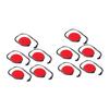 Uonlytech 10pcs Sports Camera Tethering Rope Secure Fixator for Outdoor Activities Adhesive Backing for Helmets Gear for Surfing Snowboarding and Skateboarding view 1