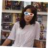 DirectNine Basics 30pcs Cardboard Glasses for Movies Games Publications Anaglyph for Boys and Girls Adults Portable Viewing view 2