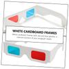 DirectNine Basics 30pcs Cardboard Glasses for Movies Games Publications Anaglyph for Boys and Girls Adults Portable Viewing view 4