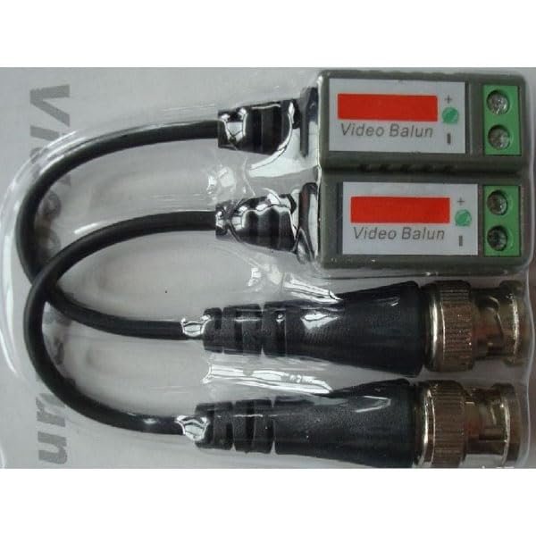 Wiring Connecting Terminals - 10Pairs/lot CCTV Passive Video Balun UTP Balun BNC Cat5 CCTV UTP Video Balun up to 3000ft Range