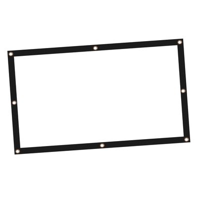 HOMSFOU 1pc Portable Projector Screen Crease for Business Education and Home Theater Easy Setup Lightweight Design for Indoor and Outdoor Use