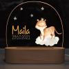 Custom Kids Night Light with Name & Date Ideal Baby Shower, Birthday, Christmas Gift for Boys and Girls, Personalized Nursery Dcor, Customized Nursery Baptism Gifts for Girls Boys Christening Baby view 1