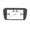 9 Inch Car Fascia Compatible with Ibiza 6J 2009 2010 2011 2012 2013 Video Panel Player Audio Dash 2 Din Frame Dashboard Mount Kit Bezel view 3