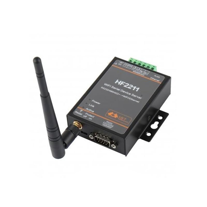 Wiring Connecting Terminals - HF2211 Industrial Modbus Serial RS232 RS485 RS422 to WiFi Ethernet Device TCP IP Telnet 4M Flash DTU Server