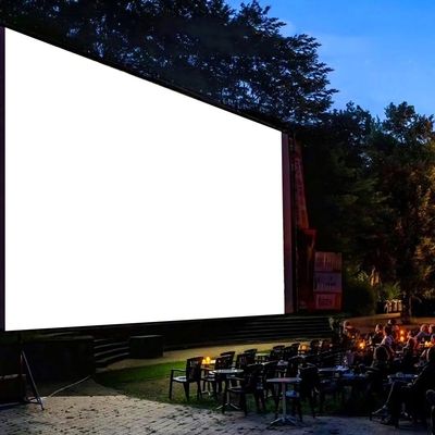 HVENNUXXG Projector Screen 120 150'' 4K HD Projection Screen 16:9 4:3 Portable Projector Screen Indoor Outdoor Foldable Movie Screen for Home Theater(180in,4:3)