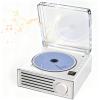 Lutexgo Portable CD Player with Bluetooth 5.3, Home CD Boombox, USB Port, 10s Anti-Skip, 3.5mm AUX/Headphone Jack - Rechargeable for Kitchen/Bedroom/Travel/Gifting (White) view 1