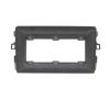 Car Front Side Air Outlet Vent Frame Trim Compatib 9 Inch Car Radio Fascia/Fit for Toyota Auris 2006-2012 Video Panel Player Audio Dash 2 Din Frame Dashboard Mount Kit ABS Silver Car Stereo Radio F view 1