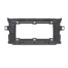 Car Front Side Air Outlet Vent Frame Trim Compatib 9 Inch Car Radio Fascia/Fit for Toyota Auris 2006-2012 Video Panel Player Audio Dash 2 Din Frame Dashboard Mount Kit ABS Silver Car Stereo Radio F view 2