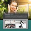 Falebare Bluetooth Headphones Over Ear, 6S Foldable Wireless Headphones with 6 EQ Modes, 40 Hours Playtime HiFi Stereo Headset with Mic, Soft Ear Pads, TF/FM for Cellphone/PC/Home (Red) view 3
