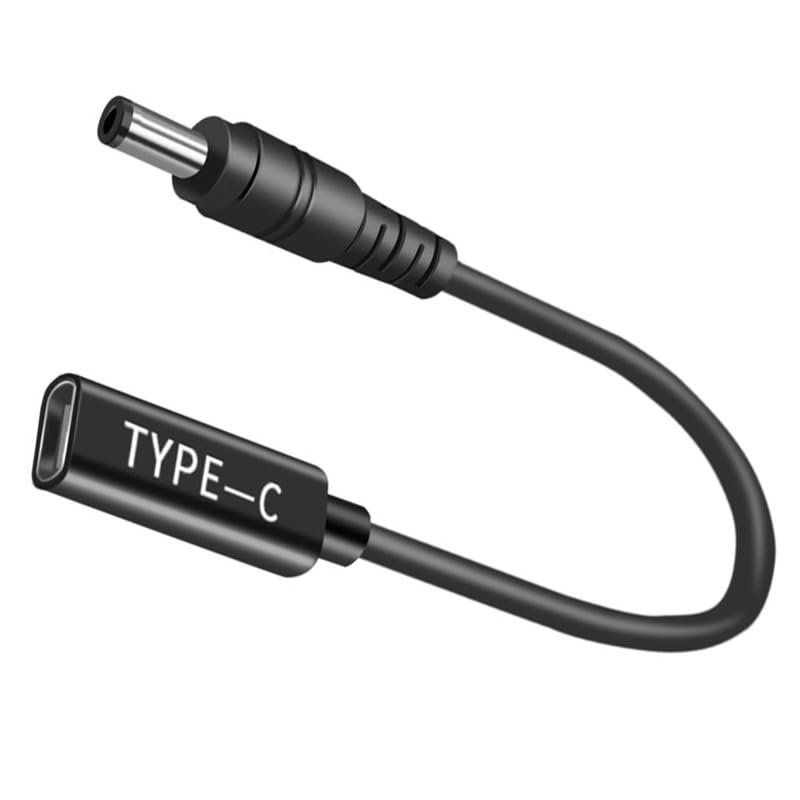 100W PD USB-C to 4.5x3.0mm Adapter Cable, Male to DC Female 19.5V Adapter, Type C Male Input to DC 4.5x3.0mm Adapter Male Power Charging Cable Made for Dell Inspiron Vostro Laptop Series