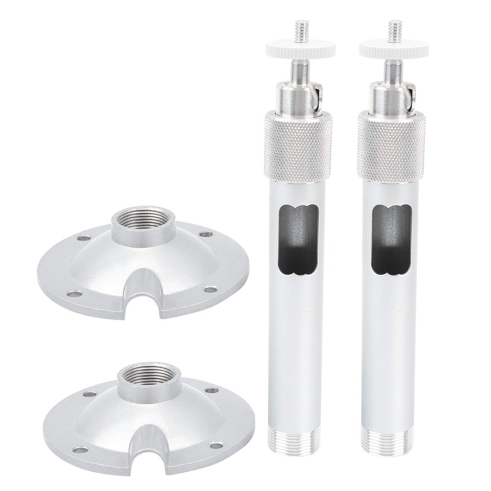 flexman Security Camera Mount Bracket, 360 Degrees Aluminum Alloy 7.9in Adjustable Universal Camera Wall Mounting Bracket for All Surveillance Cameras