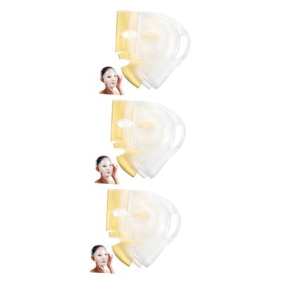 FRCOLOR 6pcs Silicone Mask Covers for Facial Reusable Beauty Mask Covers for Salon Use